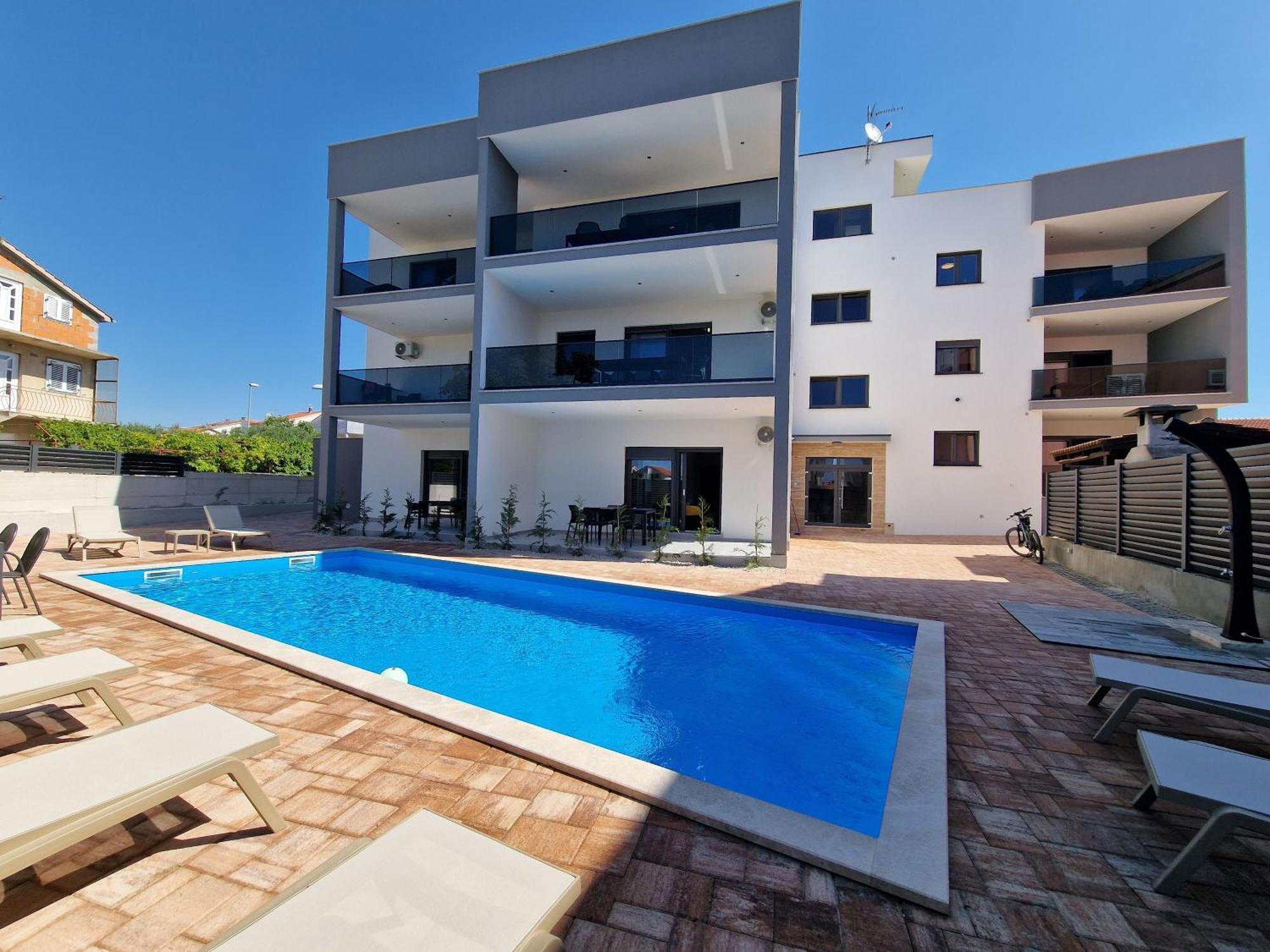 Apartments Okit Vodice Bagian luar foto